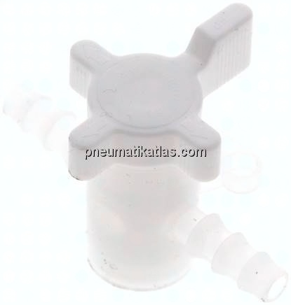 Labor-Schlauchhahn (PVDF), 6 (1/4") mm