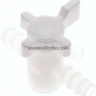 Labor-Schlauchhahn (PVDF), 9 (3/8") mm