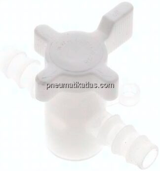 Labor-Schlauchhahn (PVDF), 9 (3/8") mm