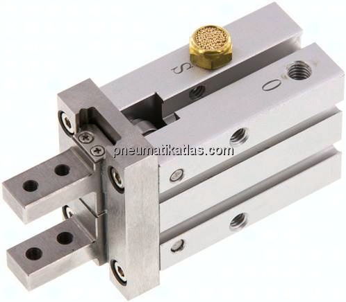 Parallelgreifer, Kolben 16mm, einfachwirkend - drucklos geschlossen (innen greifend)