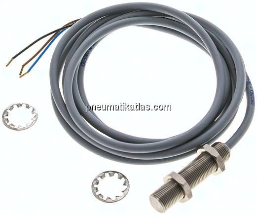 Ind. Näherungschalter, M 12, SN6 - Kabel (2 mtr.)