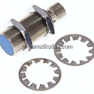Ind. Näherungschalter, M 18, SN5 - M 12-Stecker (A-codiert, 4-polig)