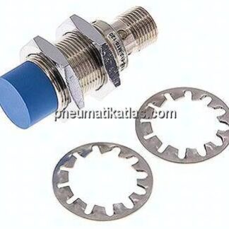 Ind. Näherungschalter, M 18, SN8 - M 12-Stecker (A-codiert, 4-polig)