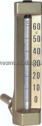 Maschinenthermometer (150mm) waagerecht/-60 bis +40°C/160mm