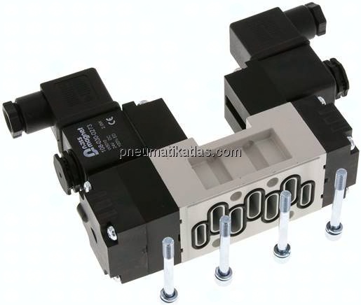 ISO-Ventil (Größe 1), 5/3-Wege, Mittelstellung entlüftet, 12 V DC