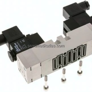 ISO-Ventil (Größe 1), 5/3-Wege, Mittelstellung belüftet, 24 V AC