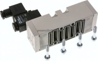 ISO-Ventil (Größe 2), 5/2-Wege, Federrückstellung, 230 V AC