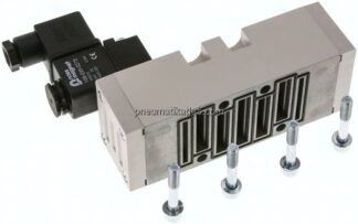 ISO-Ventil (Größe 2), 5/2-Wege, Federrückstellung, 12 V DC