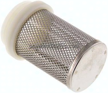Saugkorb für Rückschlagventil G 1-1/4", 1.4301 / Nylon