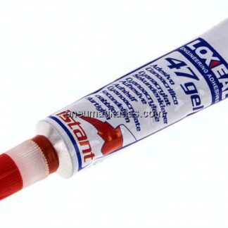 LOXEAL Sekundenkleber, 20 g, Gel - hohe Temperaturbeständigkeit: für saugende oder poröse Oberfläche