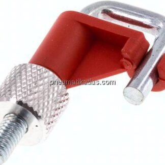 Schlauchklemme, 1 - 10 mm, rot