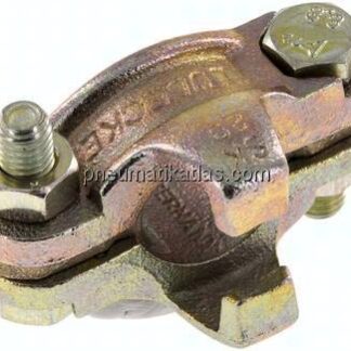 Sicherheits-Schlauchklemme Temperguss verz., 22 - 29mm