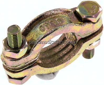 Schlauchklemme Temperguss verzinkt, 32 - 40mm