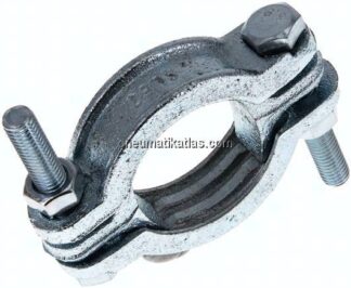 Schlauchklemme Temperguss verzinkt, 48 - 60mm