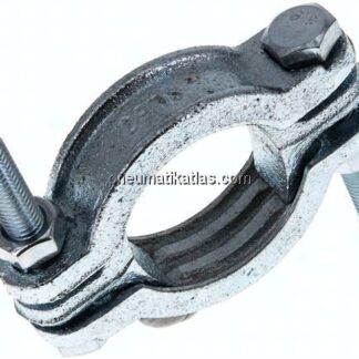 Schlauchklemme Temperguss verzinkt, 48 - 60mm
