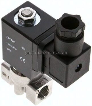 2/2-Wege Magnetventil G 1/4", stromlos geschlossen (NC),24 V AC Eco