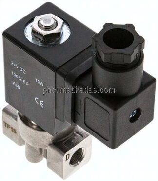 2/2-Wege Magnetventil G 1/8", stromlos geschlossen (NC),24 V DC Eco
