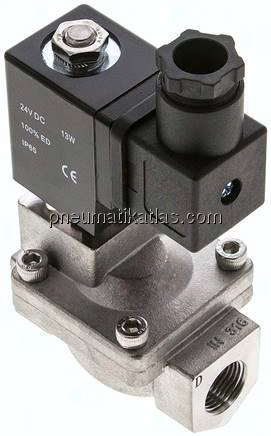 2/2-Wege Magnetventil G 3/8", stromlos geschlossen (NC),24 V DC Eco