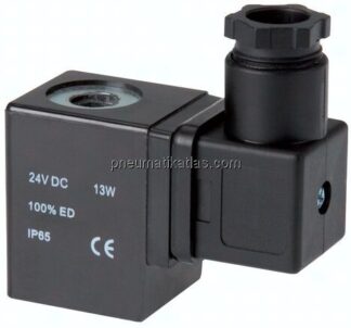 Magnetspule 24 V DC, Bauform C1, Steckergröße 3