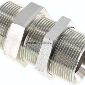 Schottnippel, 60°-Kegel G 1-1/2", Stahl verzinkt