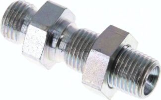 Schottnippel, 60°-Kegel G 1/4", Stahl verzinkt