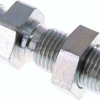 Schottnippel, 60°-Kegel G 1/4", Stahl verzinkt