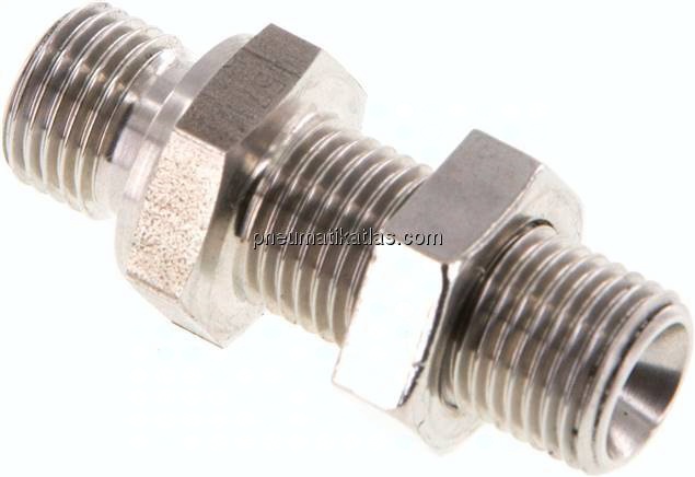Schottnippel, 60°-Kegel G 1/4", 1.4436