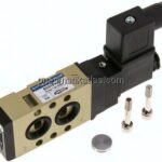 NAMUR-Magnetventil, 5/2-Wege Federrückstellung, G 1/4", 115 V AC