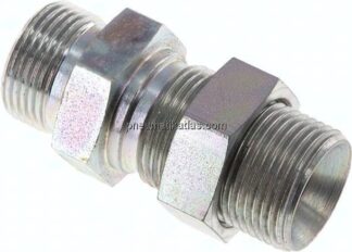 Schottnippel, 60°-Kegel G 3/4", Stahl verzinkt