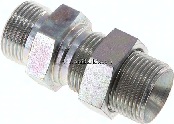 Schottnippel, 60°-Kegel G 3/4", Stahl verzinkt