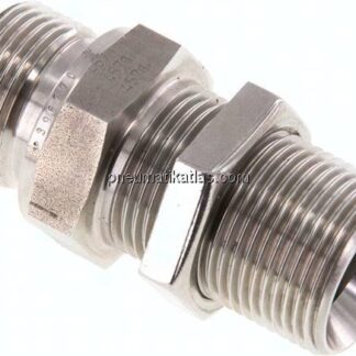 Schottnippel, 60°-Kegel G 3/4", 1.4436