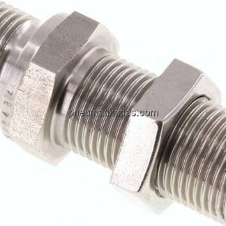 Schottnippel, 60°-Kegel G 3/8", 1.4436