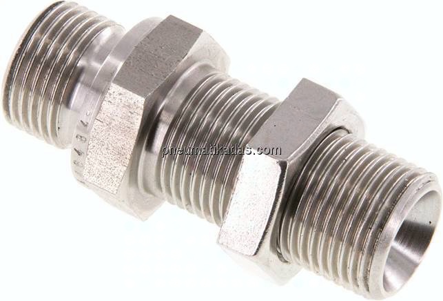 Schottnippel, 60°-Kegel G 3/8", 1.4436