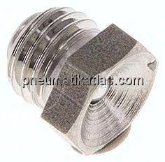 Gerader Trichterschmiernippel, M 8x1, 1.4305