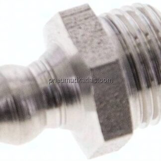 Gerader Kegelschmiernippel, R 1/8", 1.4305