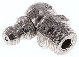90° Kegelschmiernippel, R 1/8", 1.4305 (6-kant)