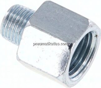 Adapter gerade (Schmiernippel) M 10x1 (konisch) AG - Rp 1/4" IG