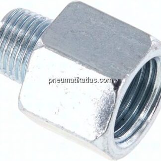 Adapter gerade (Schmiernippel) M 10x1 (konisch) AG - Rp 1/4" IG