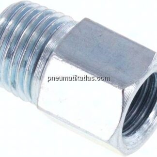 Adapter gerade (Schmiernippel) M 10x1 (konisch) AG - M 8x1 IG