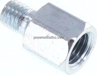 Adapter gerade (Schmiernippel) M 6 (konisch) AG - M 8x1 IG