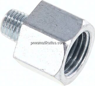 Adapter gerade (Schmiernippel) M 8x1 (konisch) AG - Rp 1/4" IG