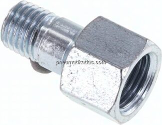 Adapter gerade (Schmiernippel) M 8x1 (konisch) AG - Rp 1/8" IG
