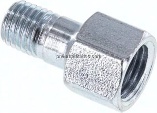 Adapter gerade (Schmiernippel) M 8x1 (konisch) AG - M 10x1 IG