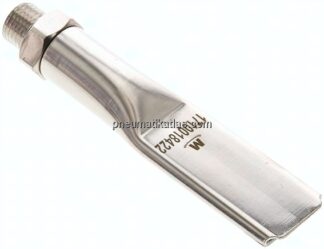Softy Flachdüse, 21,5, M 12x1,25, Messing vernickelt