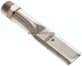 Softy Flachdüse, 21,0, G 3/8", Messing vernickelt
