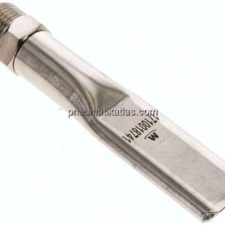 Softy Flachdüse, 21,0, G 3/8", Messing vernickelt