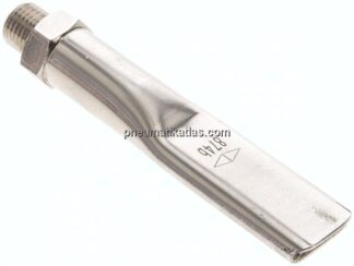 Softy Flachdüse, 21,0, M 12x1,25, Messing vernickelt