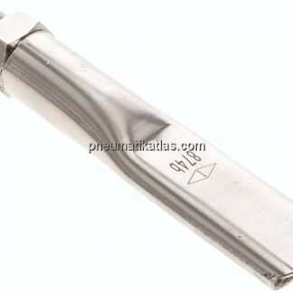 Softy Flachdüse, 21,0, M 12x1,25, Messing vernickelt