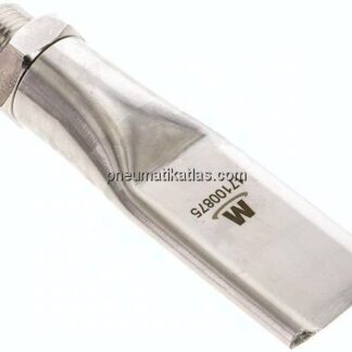 Softy Flachdüse, 29,0, G 3/8", Messing vernickelt