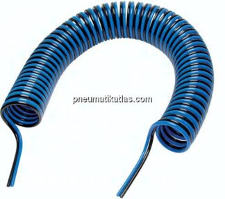 PA-DUO-Spiralschlauch 6 x 4 mm, 2,5 mtr. Arbeitslänge